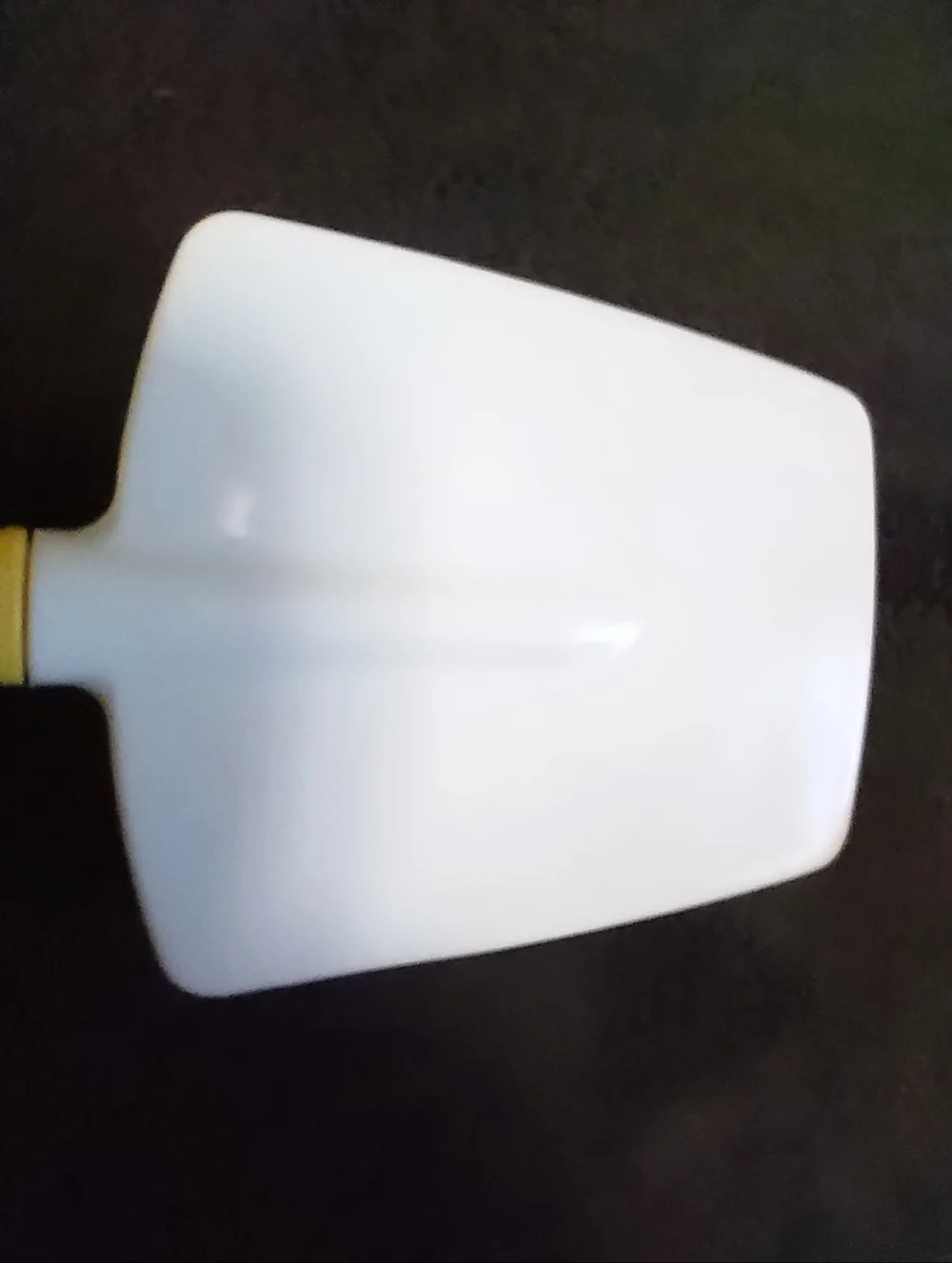 Rubbermaid Rubber Spatula/Scraper Has Section In Handle For Hanging
